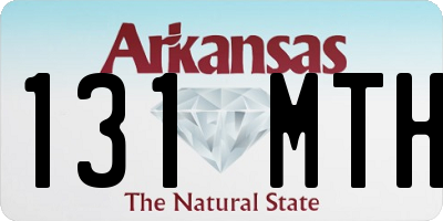 AR license plate 131MTH