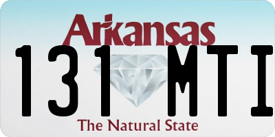 AR license plate 131MTI