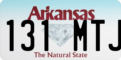AR license plate 131MTJ