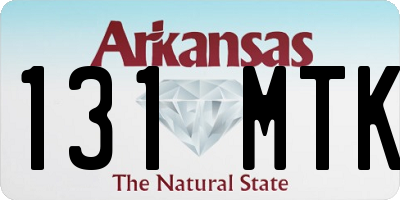 AR license plate 131MTK