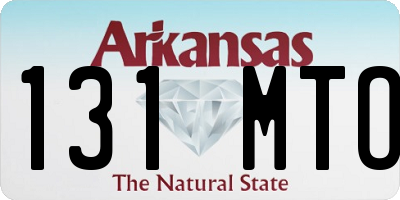 AR license plate 131MTO
