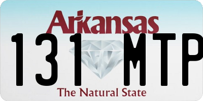 AR license plate 131MTP