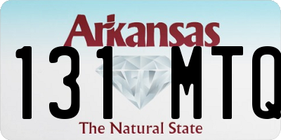 AR license plate 131MTQ