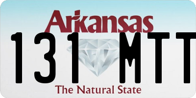 AR license plate 131MTT