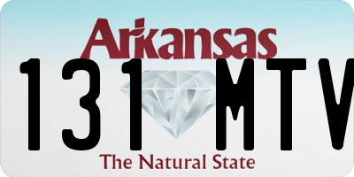 AR license plate 131MTV