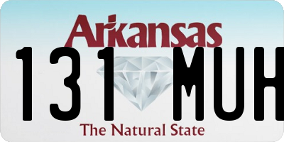 AR license plate 131MUH