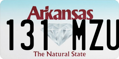 AR license plate 131MZU