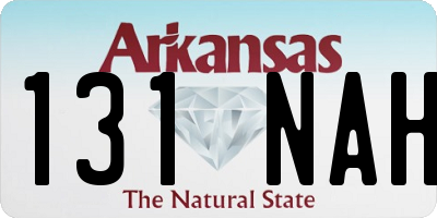 AR license plate 131NAH