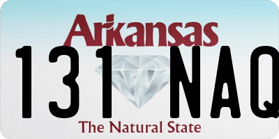 AR license plate 131NAQ