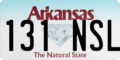 AR license plate 131NSL