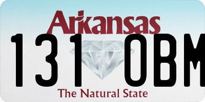 AR license plate 131OBM