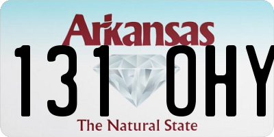 AR license plate 131OHY