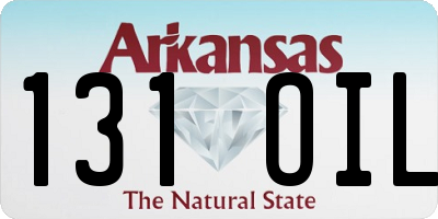 AR license plate 131OIL