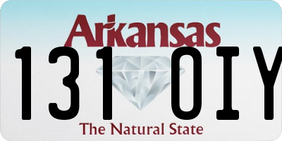 AR license plate 131OIY