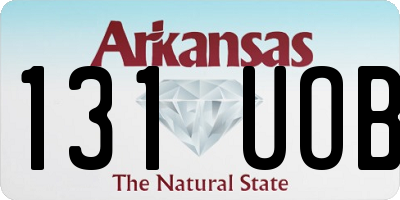AR license plate 131UOB