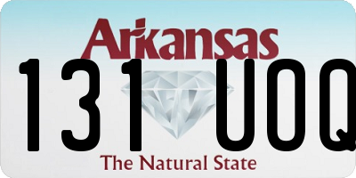 AR license plate 131UOQ
