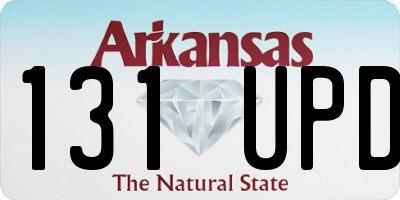 AR license plate 131UPD