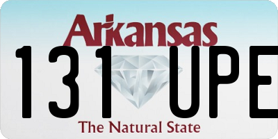AR license plate 131UPE