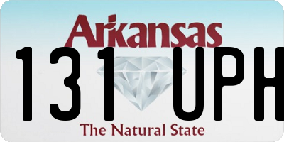 AR license plate 131UPH