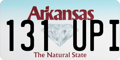 AR license plate 131UPI