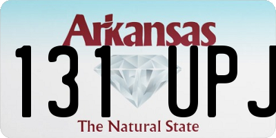AR license plate 131UPJ