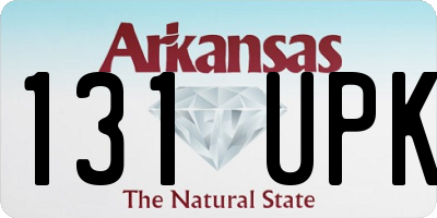 AR license plate 131UPK