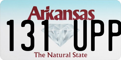 AR license plate 131UPP