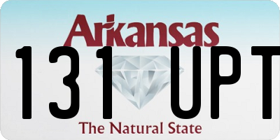 AR license plate 131UPT