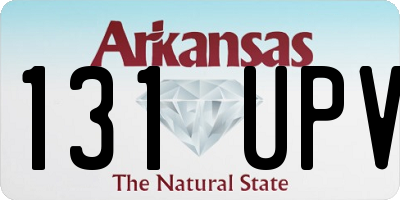 AR license plate 131UPV