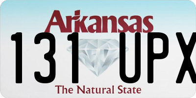 AR license plate 131UPX