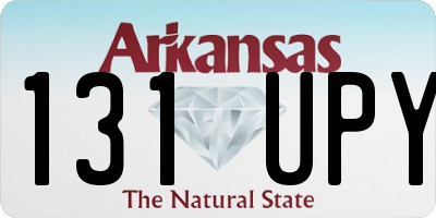 AR license plate 131UPY
