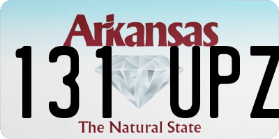 AR license plate 131UPZ