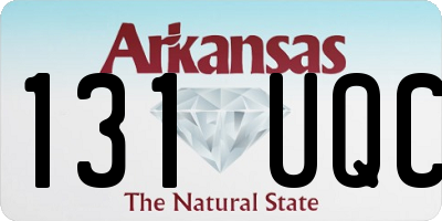 AR license plate 131UQC