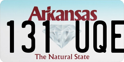 AR license plate 131UQE