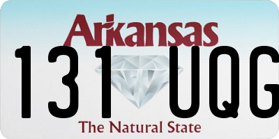 AR license plate 131UQG