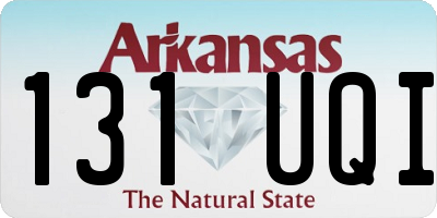 AR license plate 131UQI