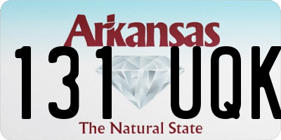 AR license plate 131UQK
