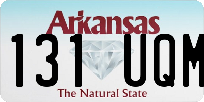 AR license plate 131UQM
