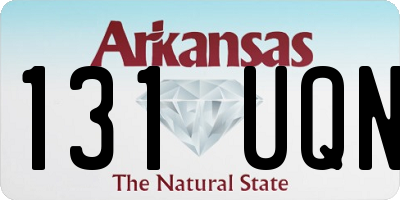 AR license plate 131UQN
