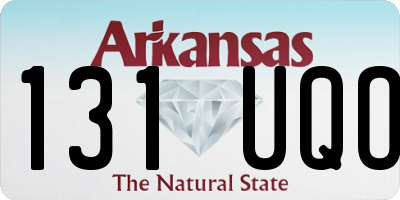 AR license plate 131UQO