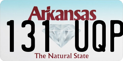 AR license plate 131UQP
