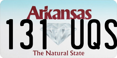 AR license plate 131UQS