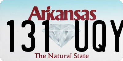 AR license plate 131UQY