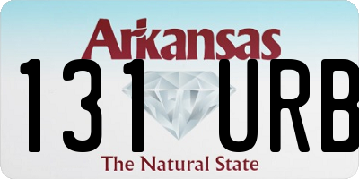 AR license plate 131URB