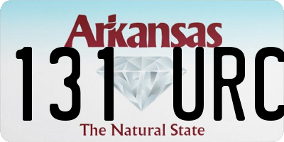 AR license plate 131URC