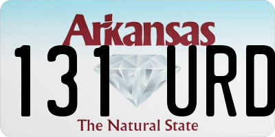 AR license plate 131URD