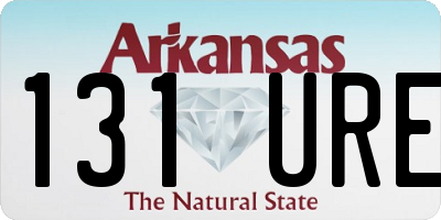 AR license plate 131URE