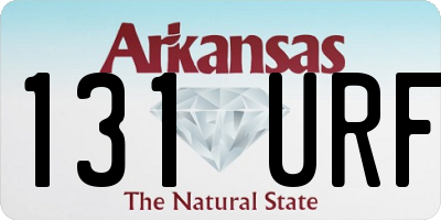 AR license plate 131URF