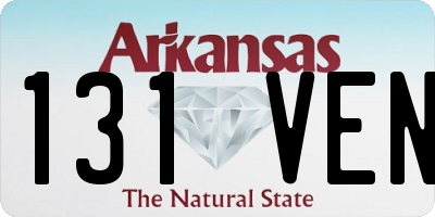 AR license plate 131VEN