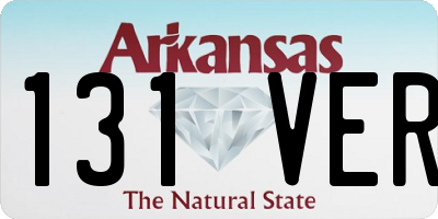 AR license plate 131VER
